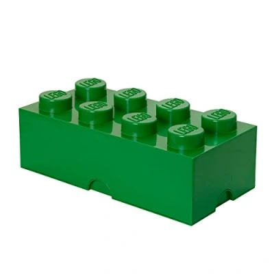 Immagine di LEGO Storage Mattone Cesta Contenitore di archiviazione da 8 bottoni, colore Verde