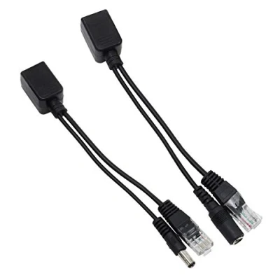 Immagine di XLKJ 1 Paia Cavo Adattatore Passivo，Adattatori Poe Ethernet Splitter per Access Point Wireless,Altri Dispositivi,ecc