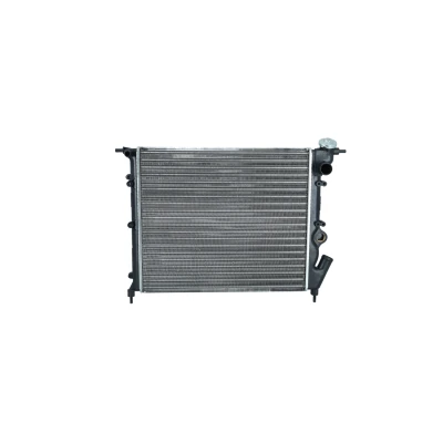 Immagine di NRF 58207 Radiatore motore Alluminio 430 378 34 Alette di raffreddamento montate meccanicamente