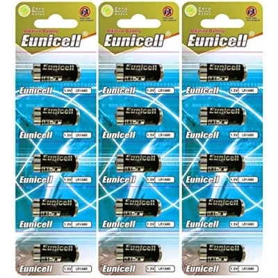 Immagine di 15 x Batterie alcaline LR1 / N/Lady 1,5 V (3 blister da 5 batterie) AM5, UM5 4001, 4901, MX9100, 910A marchio Eunicell FBA