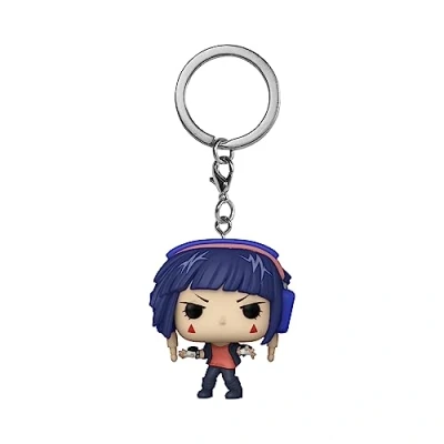 Immagine di Funko Pop! Keychains: My Hero Academia (MHA) Kyouka Jiro Hearing Hero: Earphone Jack Mini Figura in Vinile da Collezione Novità Portachiavi Riempitivi per Calze Idea Regalo