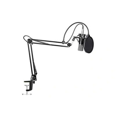 Immagine di MAONO AU A03 XLR microfono a condensatore cardioide con kit braccio pop filtro, nero