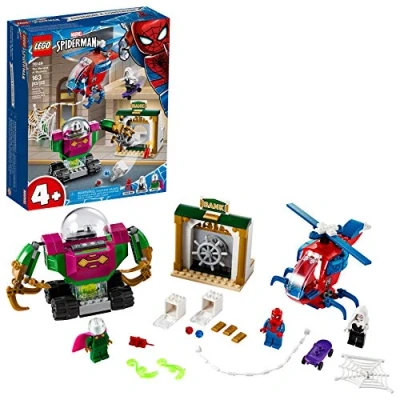Immagine di LEGO Super Heroes Marvel Spider Man La Minaccia di Mysterio, Giocattolo con Elicottero per Bambini, 76149