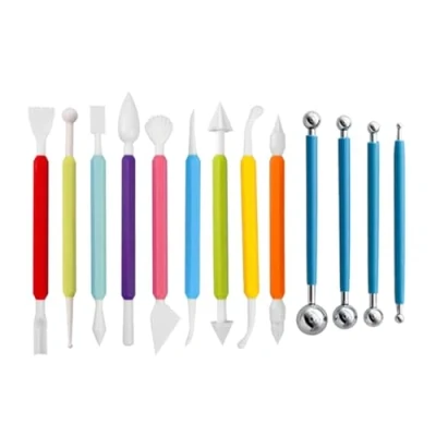 Immagine di YOYEAH set di 13 attrezzi per modellare fondente strumenti multifunzione cuocere e decorare, argilla in ceramica