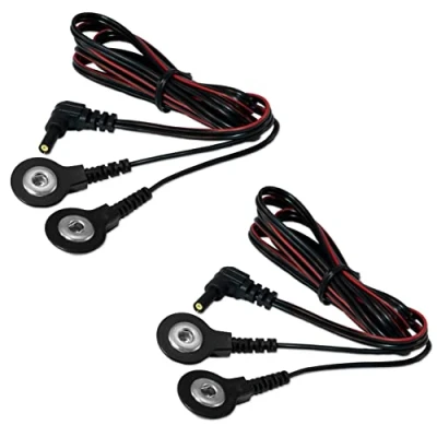 Immagine di Cavetti elettrostimolatore di ricambio compatibili con dispositivi TENS e EMS marca Sanitas SEM qualità axion