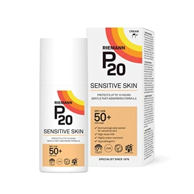 Immagine di RIEMANN P20 Crema solare SPF50 Sensitive 100 ml, bianco