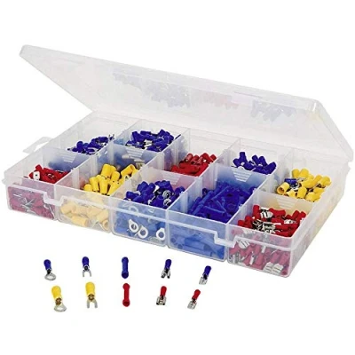 Immagine di TRU COMPONENTS 731306 Assortimento di capicorda a compressione 0.50 mm² 2.50 Blu, Giallo, Rosso 1000 pz.