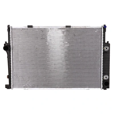 Immagine di NRF 519589 Radiatore motore Alluminio 650 435 42 con parti annesse Alette di raffreddamento saldate BMW: 5 Sedan, 7, 8