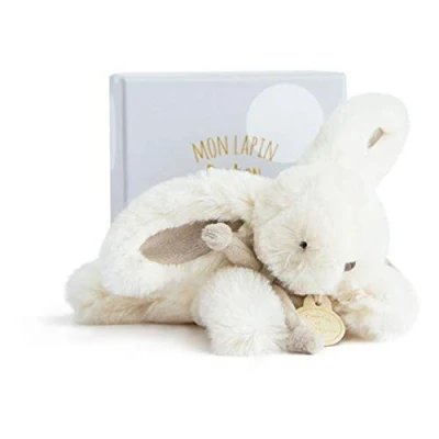 Immagine di Doudou et Compagnie Peluche a forma di coniglio, 16 cm, colore: Tortora, 180 grams, 1 unità