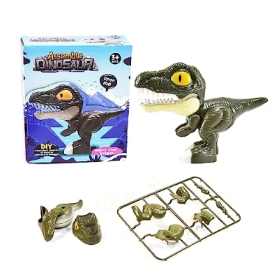 Immagine di Kögler 90534 Dinosauro T Rex Set Artigianale, Kit Fai da Te con Scheletro assemblare, Colore Verde, Medio,