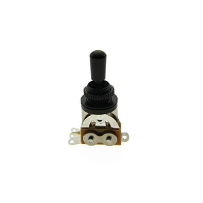 Immagine di KAISH Interruttore a levetta 3 vie per chitarra LP nera con punta in metallo nero Epiphone Les Paul SG