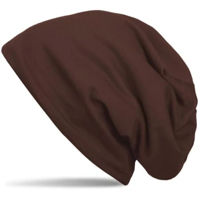 Immagine di styleBREAKER Berretto Unisex Classico a Tinta Unita con Interno in Tessuto Felpato, Foderato 04024008, Colore:Marrone Scuro