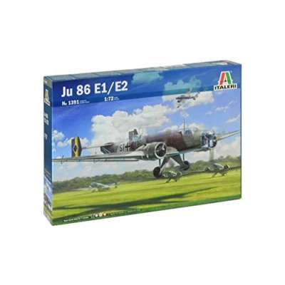 Immagine di Italeri 1391 Modello in Plastica da Assemblare, Aerei, Ju 86 E1/E2, Model Kit, Scala 1:72