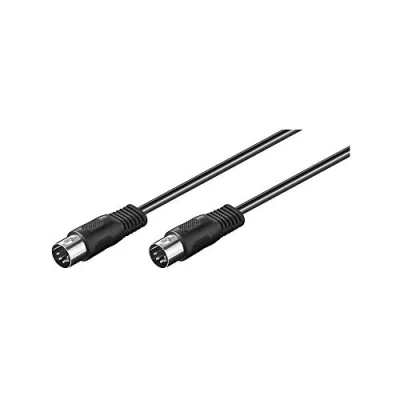 Immagine di Goobay 50020 Cavo di Collegamento Audio DIN, Schermato, 1.5m Lunghezza del