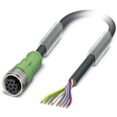 Immagine di Phoenix Contact 1522590 Connettore confezionato per sensore o attuatore M12 Presa dritta 1.50 m Numero di poli: 8 1 pz.