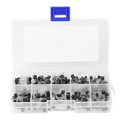 Immagine di 10 Valori NPN PNP Transistor 200pcs Assortment Kit a tre pin TO 92 BC327 BC558