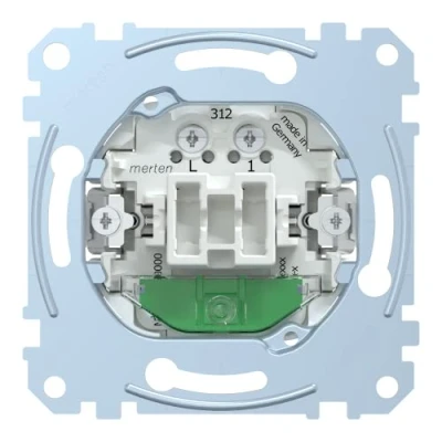 Immagine di Merten MEG3506 0000 Interruttore on/off a 1 polo, 16 AX AC, 250 V, morsetti vite
