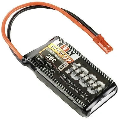 Immagine di Reely Batteria ricaricabile LiPo 3.7 V 1000 mAh Numero di celle: 1 30 C BEC