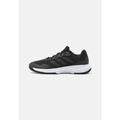 Immagine di adidas Performance Gamecourt 2.0 tennis da per terra battuta, Uomo, Taglia: 36, Black/grey Scarpe