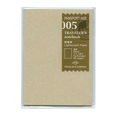 Immagine di Designphil TRAVELER&#039;S notebook Passport Size Refill Lightweight Paper 14371006 (Japan Import)