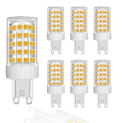 Immagine di ZFQ G9 LED Lampadina 10W 1000LM, Equivalente Di Lampadine Alogene da 150W, 3000K Bianco Caldo, Non Dimmerabile, Angolo Fascio 360 ,Confezione 6