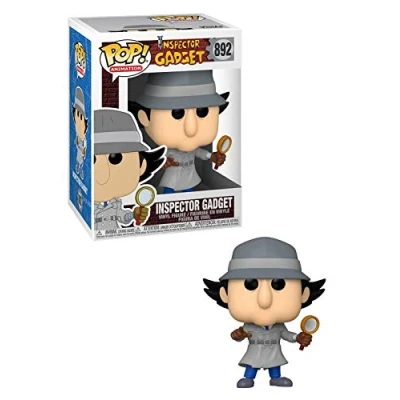 Immagine di Funko POP Animation Inspector Gadget w/Chase (Styles May Vary) Figura da Collezione, Multicolore, 49268