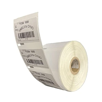 Immagine di LEYF etichette Dymo per Labelwriter 11354 1 confezione di in rotolo x 1000 pezzi rotolo, autoadesive,compatibile stampanti e Seiko, 57x32 mm