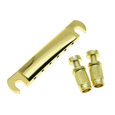 Immagine di LP Tune o Matic Barra di arresto per cordiera chitarra Les Paul SG, colore: Oro