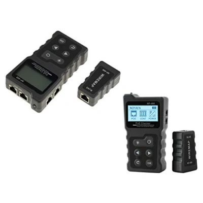 Immagine di Kalea INFORMATIQUE Tester per Cavi di Rete RJ45 RJ11: mappatura dei Cavi, Test Poe (presenza, Corrente, Tensione, Potenza), consumo energetico.