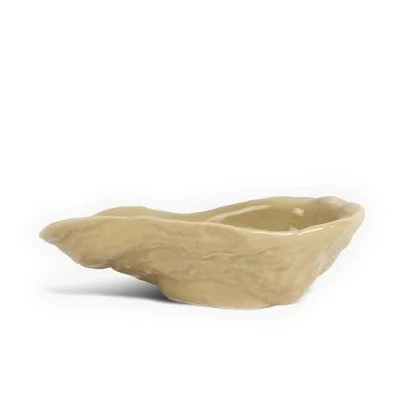 Immagine di ByON Piatto da portata a forma di ostera Plate Oyster Beige in dolomite, dimensioni: 13 cm, 5228621303