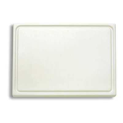 Immagine di F. DICK, Scollatura per saf (Tagliere in plastica, Bianco, 265x325x18 mm, Utilizzabile su Entrambi i Lati, HACCP) 91 265 000