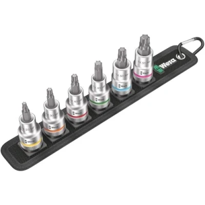 Immagine di Wera Belt C 3 TORX HF Zyklop Kit inserti giravite a bussola 1/2 (12.5 mm) 05003997001