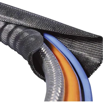 Immagine di HellermannTyton 170 01008 Twist In 38 Guaina intrecciata Nero Poliestere 32 fino a mm Merce metro