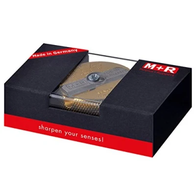 Immagine di M+R, 706021000 Doppio temperamatite rotondo in ottone, confezione regalo