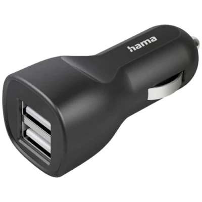 Immagine di Hama Caricatore USB 12 W Automobile, Camion Corrente di uscita max. 2400 mA Num. uscite: 2 x A