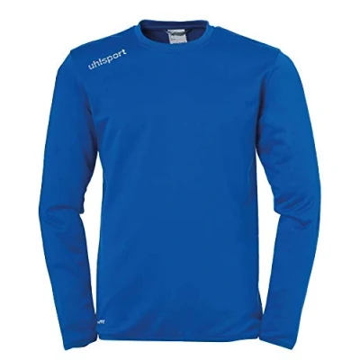 Immagine di uhlsport Essential Training Top, Maglia a Maniche Lunghe da Uomo, Azzurro/Bianco, M