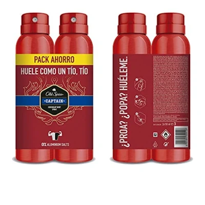 Immagine di Old Spice Captain Deodorante Spray Set 2 Pezzi 2019 150 ml