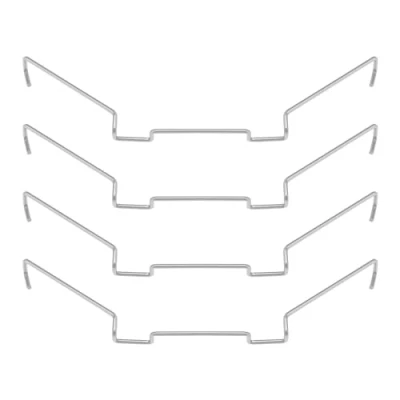 Immagine di Create idea 4 Pezzi 9 CM CPU Dissipatore di Calore Ventola Filo Fibbia in Acciaio Inossidabile Raffreddamento Clip Fissaggio Tipo Gancio Superiore per Ventole Ad Albero Cavo