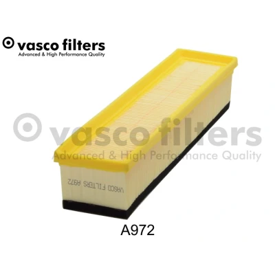 Immagine di DAVID VASCO A972 filtro aria 58 83 377 rettangolare Cartuccia con prefiltro RENAULT: CLIO 2, TWINGO Kangoo I, DACIA: Duster SUV, Sandero I