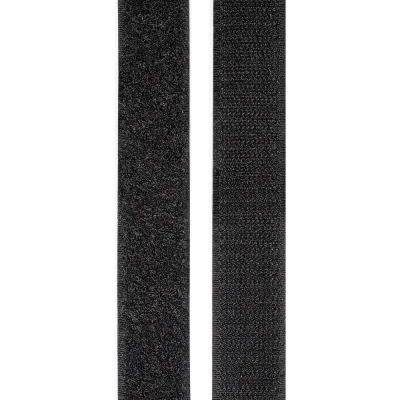 Immagine di TOOLCRAFT KL25X2000C Nastro a strappo da incollare lato morbido e rigido (L x L) 2000 mm 25 Nero 1 Paio/a