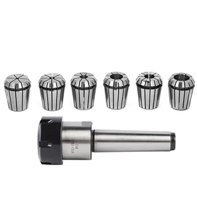 Immagine di FTVOGUE MT3 ER32 M12 Pinza a collare Set Morse Taper Holder + 9pcs Spring Collets CNC Utensili di fresatura macchina per incidere
