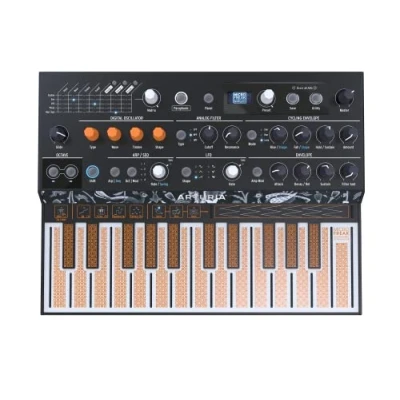 Immagine di Arturia Sintetizzatore a tastiera MicroFreak ibrido con 25 tasti su circuito stampato, oscillatori digitali e wavetable, filtri analogici