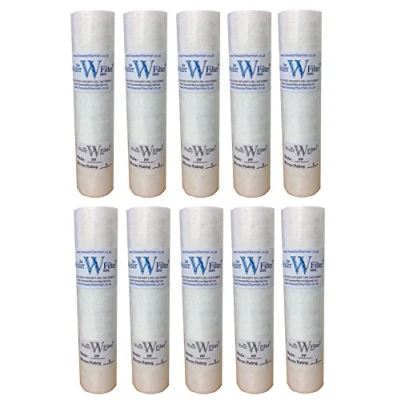 Immagine di The Water Filter Men Il Filtro dell&#039;Acqua Uomo 10x10 PP (5mic) Osmosi inversa da 10&quot; Cartuccia del sedimento, 5 Micron, Confezione 10