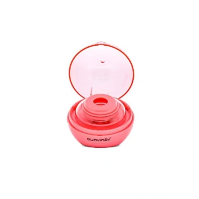 Immagine di Suavinex DUCCIO Sterilizzatore portatile per succhietti a luce UV, con USB o batterie, Sterilizza in 3 minuti, Uccide il 99% dei germi, Rosa