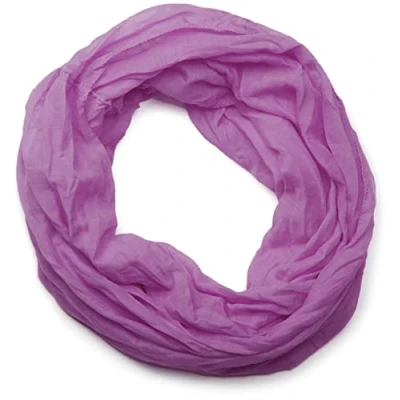 Immagine di styleBREAKER sciarpa scaldacollo leggera a tinta unita, setosa, unisex 01016076, colore:Viola