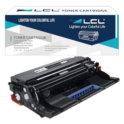 Immagine di LCL Tamburo Rigenerato 724 10491 10492 KVK63 (1 Nero) Sostituzione per Dell B2360d B2360dn B3460dn B3465dn B3465dnf S2830dn S2830