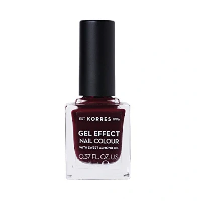 Immagine di Korres Geleffekt Nagellack Smalto, Donna, Taglia: 11 ml, Burgundy red 57