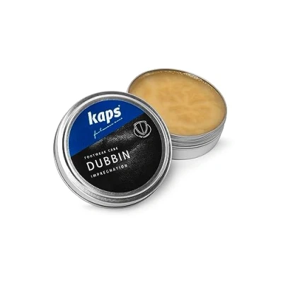Immagine di Cera Dubbin Per Scarpe Di Qualità, Nutrimento E Impermeabilità Pelle, Kaps Dubbin, 3 colori (Trasparente, 50ml)