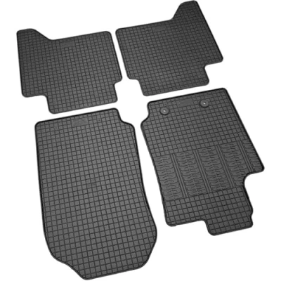 Immagine di AutoStyle CK RFO01 Set tappetino Gomma piena anteriore e posteriore 4 nero FORD: Ranger Mk3