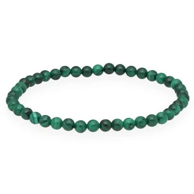 Immagine di Lebensquelle Plus Mini bracciale a sfera 4 5 mm con pietre preziose, Eine Grösse, Gemma, Cristallo di rocca
